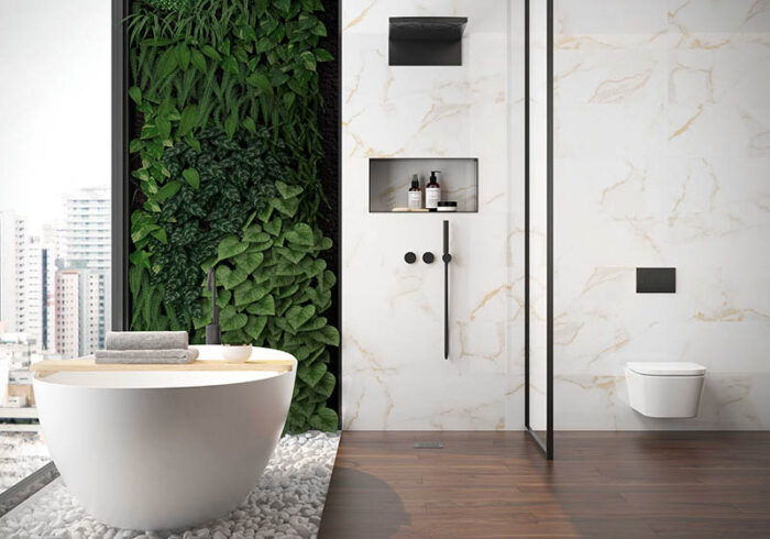 STATUARIO GOLD BRILLO 30X90 - Imagen 1