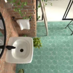 SCANDINAVIAN AQUA 15X17.3