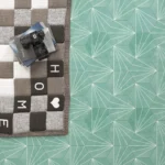 SCANDINAVIAN DECOR AQUA 15X17.3