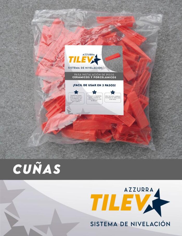 CUÑAS AZZURRA (PAQUETE 100 UND) - Imagen 1