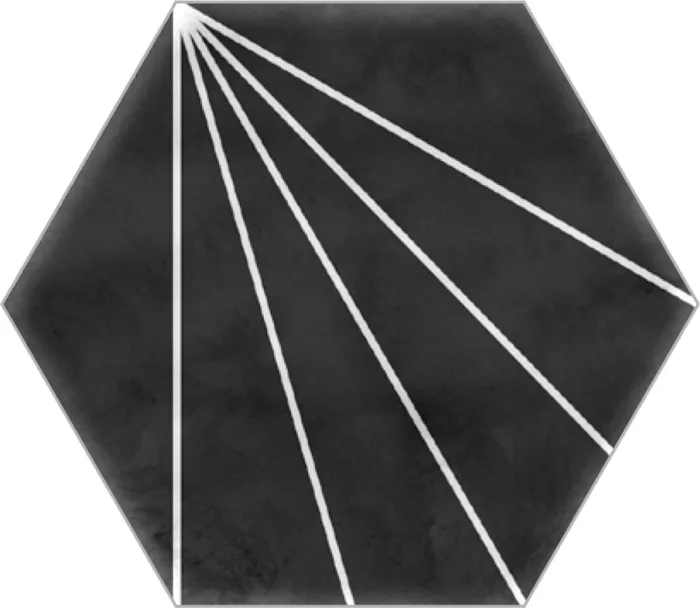 SCANDINAVIAN DECOR BLACK 15X17.3 - Imagen 2