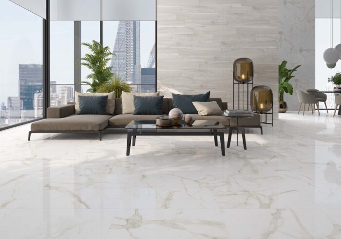 STATUARIO GOLD PULIDO 120X240 (CJX2.88) - Imagen 1