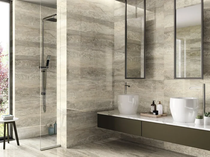 TRAVERTINO BRESCIA POL RECT 60X120 - Imagen 1